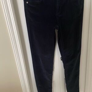Navy Blue  Corduroy Pants
